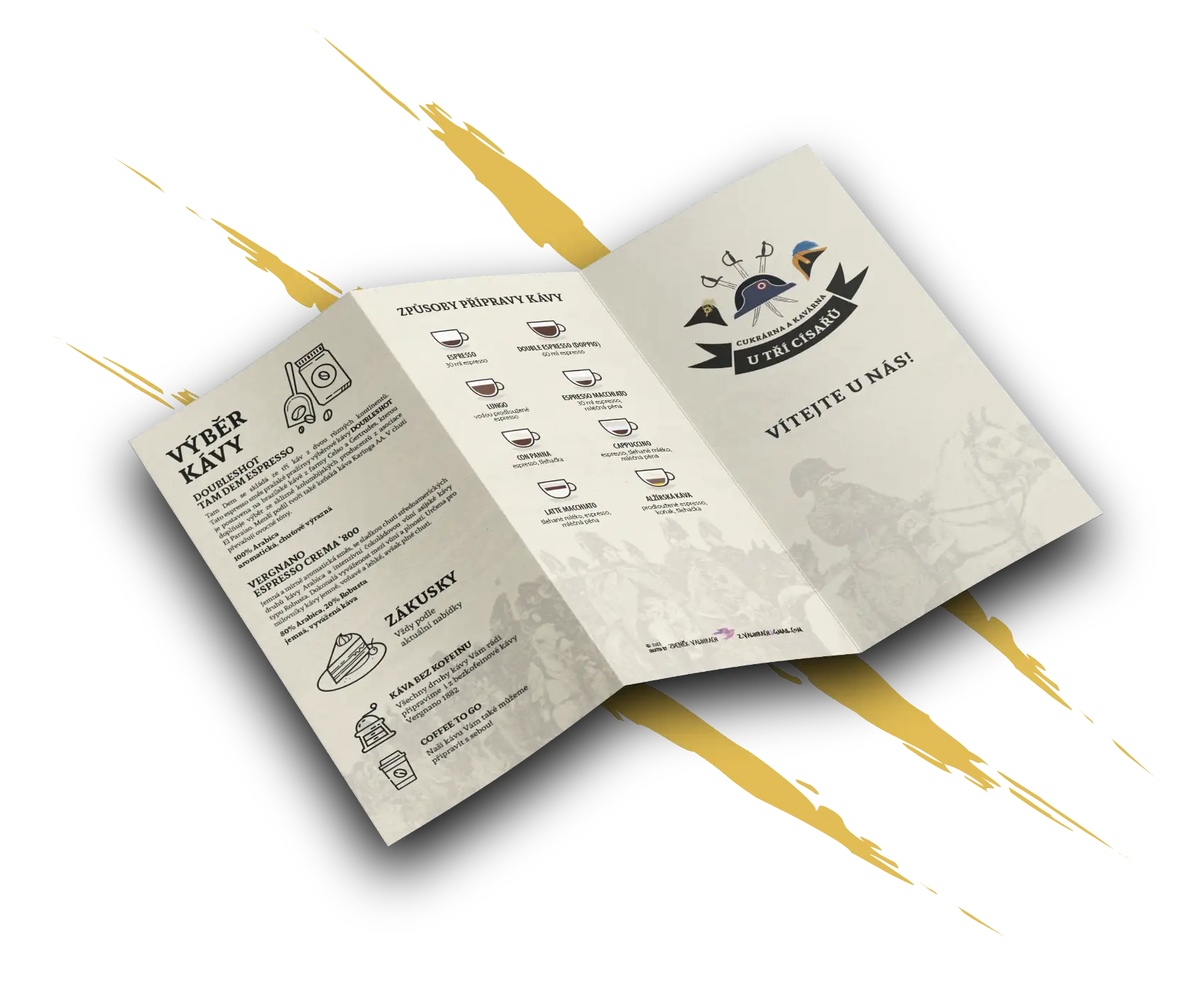 U tří císařů - reference