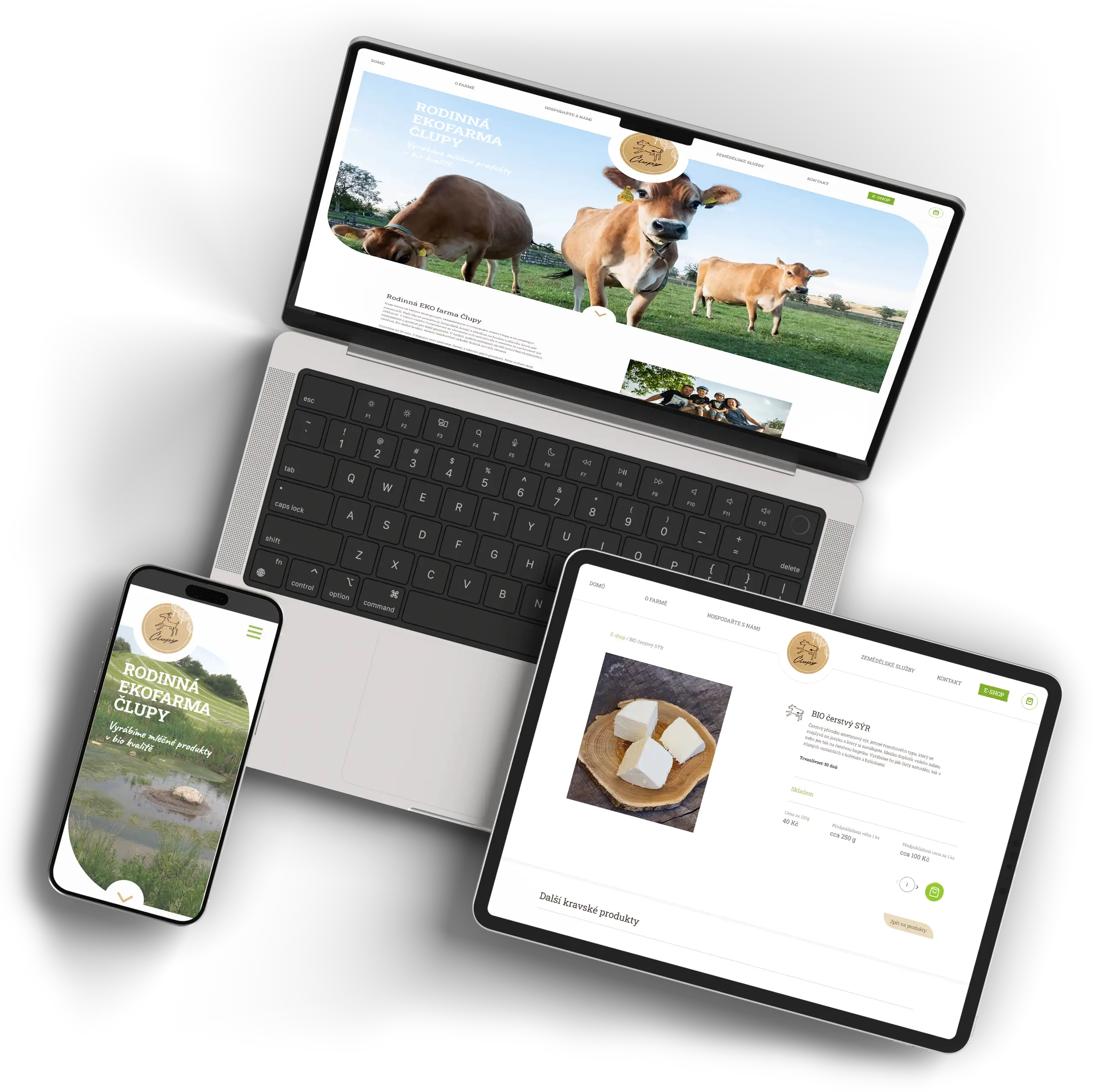 Ekofarma Člupy - reference