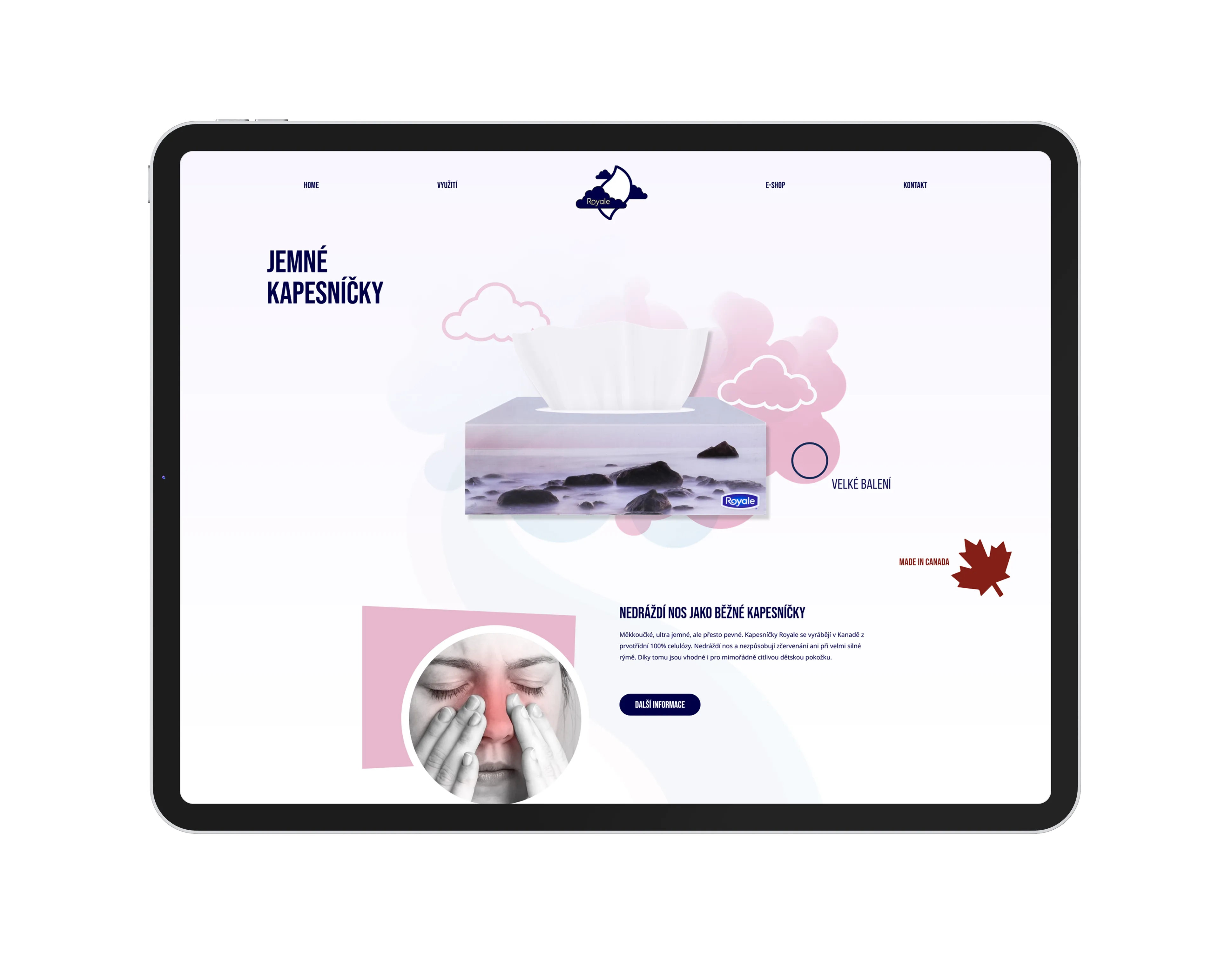 Kapesníky Royale - reference